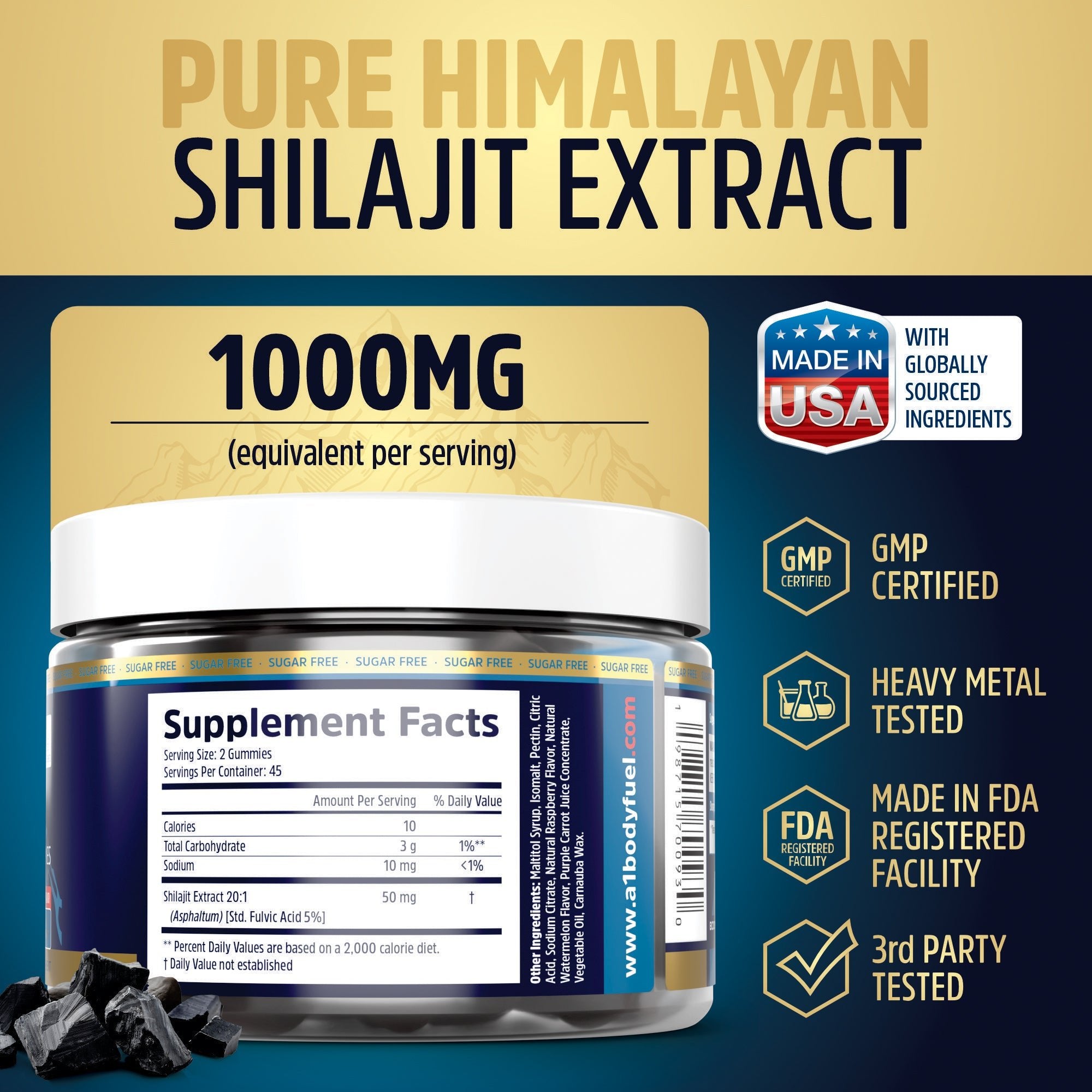 Pure Himalayan Shilajit Gummies