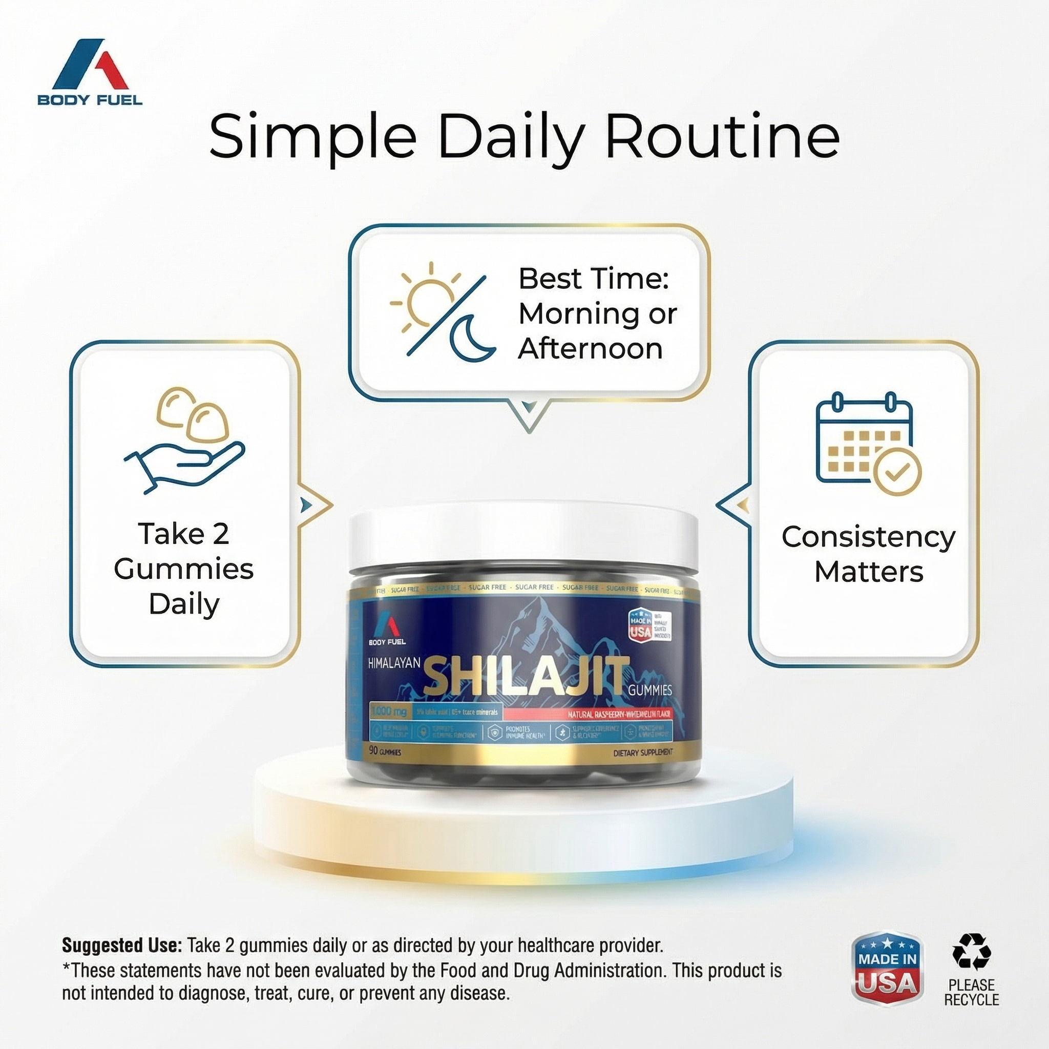 Himalayan Shilajit Gummies – Sugar-Free Fulvic Acid Mineral Support