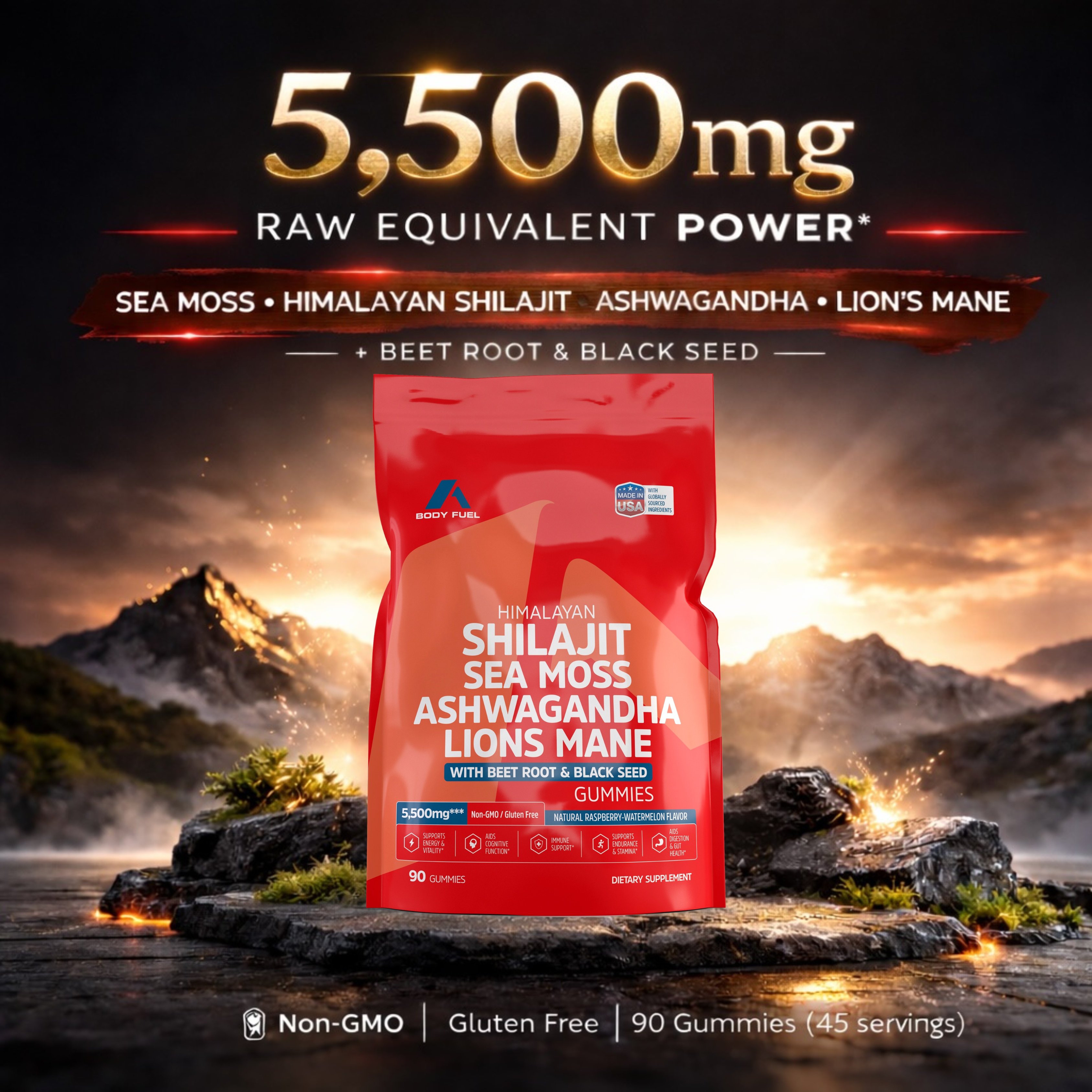 Mind & Body Fuel Gummies