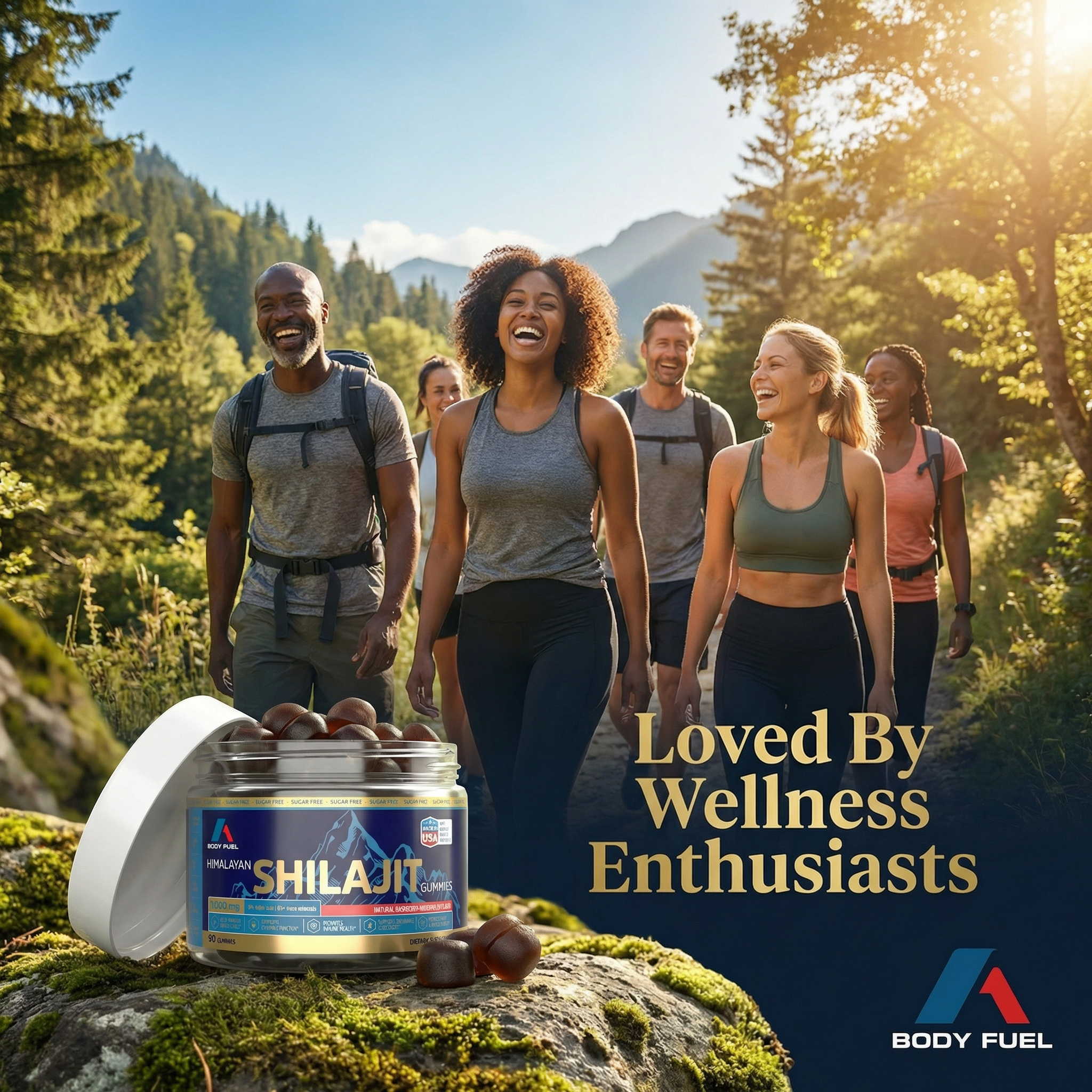 Himalayan Shilajit Gummies – Sugar-Free Fulvic Acid Mineral Support