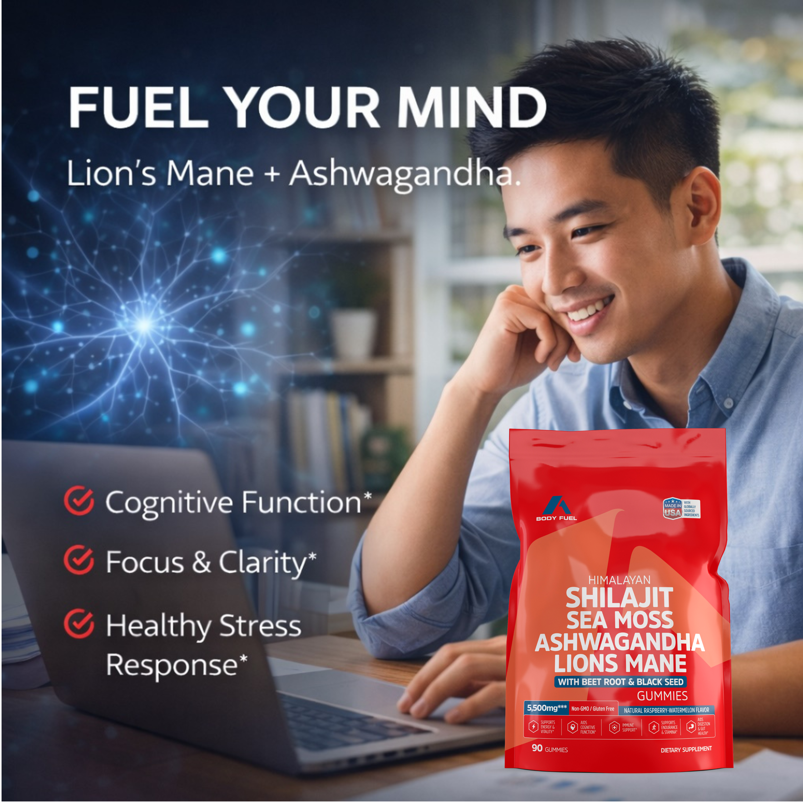 Mind & Body Fuel Gummies