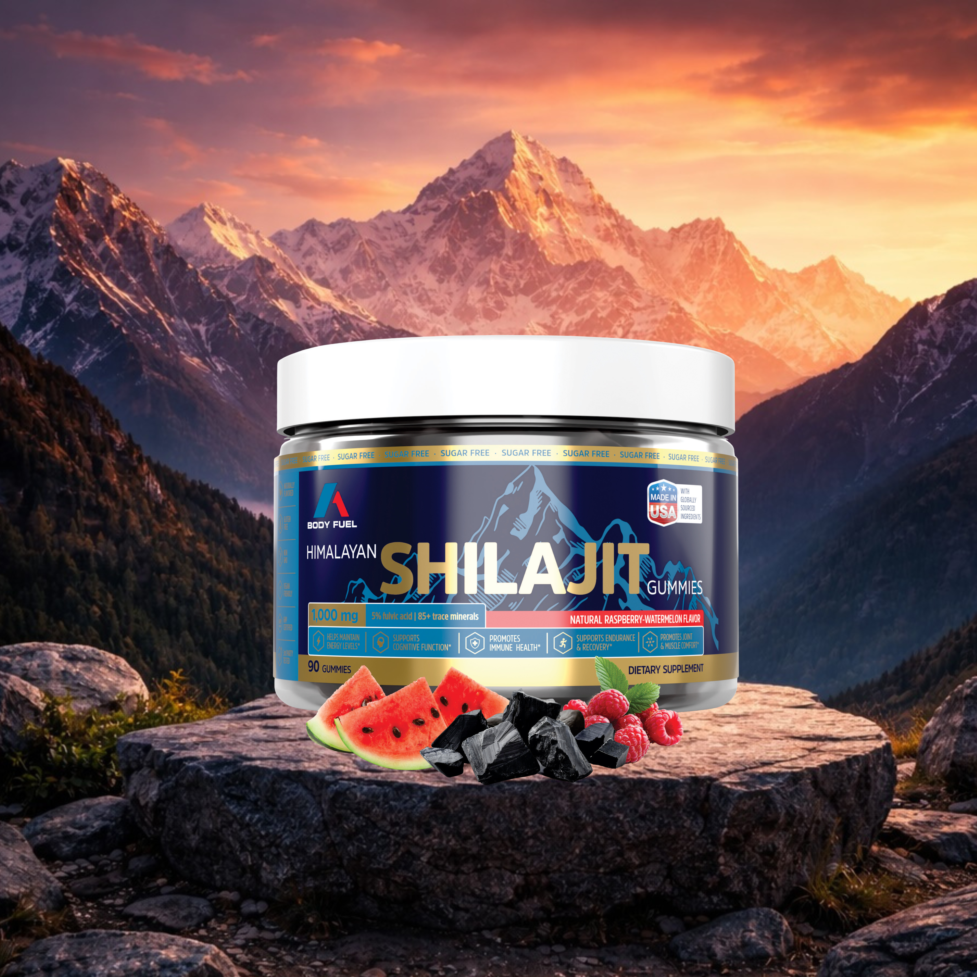 Himalayan Shilajit Gummies - Vegan Dietary Supplement