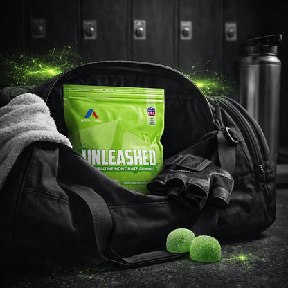 Unleashed Creatine Gummies Sugar Free - Green Apple
